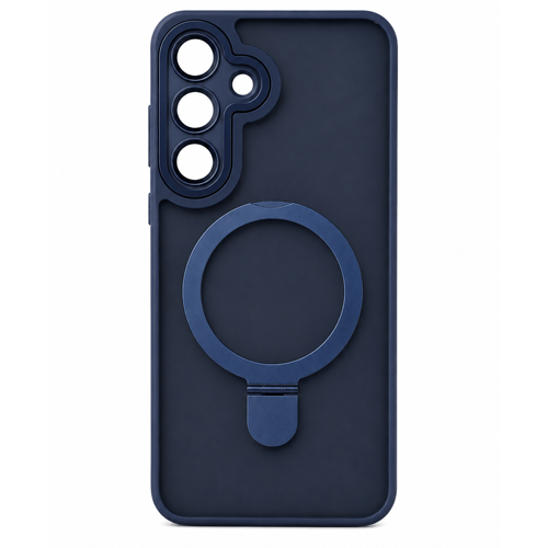 Smoke Magnetic with Kickstand Case for Samsung Galaxy S24 / S25 - Navy Blue